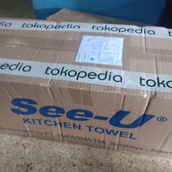 Product Review of Tissue / Tisu SEE-U Classic Kitchen Towel Roll (135 Sheets) from Tokopedia customer review 0