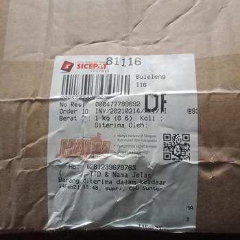 Product Review of BOTOL PLASTIK 15 ML from Tokopedia customer review 1