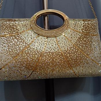 Product Review of Tas Pesta Kondangan Wanita Import Premium Kekinian Mewah Elegan Terbaru Crystal Clutch Bag 88533 from Tokopedia customer review 0