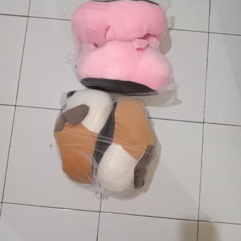 Product Review of SANDAL SEPATU KAMAR/INDOOR KARAKTER BONEKA SAPI COW HIPPO BULU HALUS from Tokopedia customer review 0
