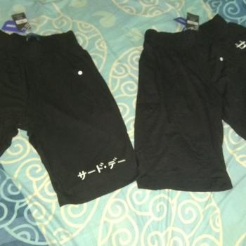 Product Review of MB076 Instacool Pyjama Celana Pendek Shorts Hitam Logo from Tokopedia customer review 1