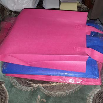 Product Review of Tas Spunbond Handle uk 25x35x8 / Goodie Bag / Tas Kain Polos from Tokopedia customer review 1