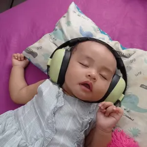 Penutup Telinga Kuping Bayi Earmuff Baby Noise Reduction SNR 26 dB NRR31dB Ideal untuk Bayi di Bawah 3 Tahun Warna Mint GreenBlueRose Red