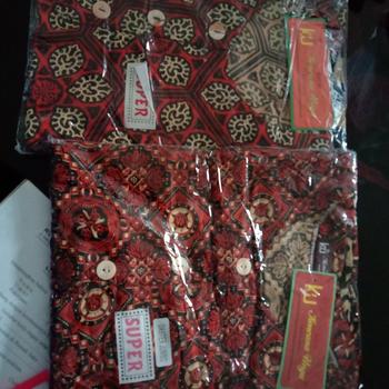 Product Review of Daster Jumbo Kencana Ungu label coklat from Tokopedia customer review 1