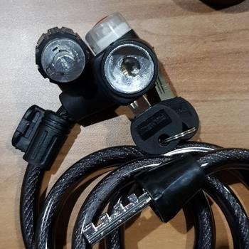 Product Review of Kunci Sepeda Polygon With Key Number & Light from Tokopedia customer review 0