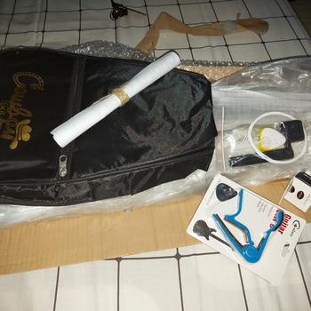 Product Review of ORIGINAL UKULELE COWBOY TENOR NATURAL FREE TAS PICK SENAR CADANGAN from Tokopedia customer review 2
