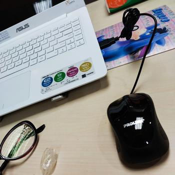 Product Review of Prolink Mouse Wired Cable l 3 buttons l USB Optical 1200DPI l PMO630U from Tokopedia customer review 0