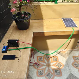 Paket Hemat Solar Panel Surya 10WP, Solar Controller 10 A, Aki 12V 7AH