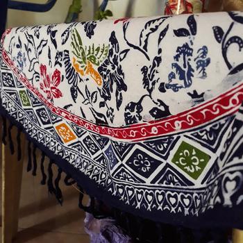 Product Review of TAPLAK MEJA TAMU BULAT BATIK MOTIF CUIRI from Tokopedia customer review 1