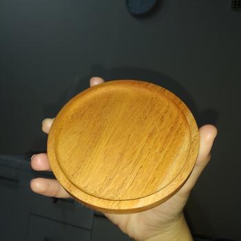 Product Review of SALE !!! wood coaster Rustic / tatakan gelas kayu diameter 10cm from Tokopedia customer review 0