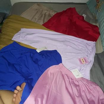 Product Review of (Polos) Celana Wanita Selutut Pendek Big Size Muat Sampai Super Jumbo / Dalaman Harian Adem Murah Santai from Tokopedia customer review 2