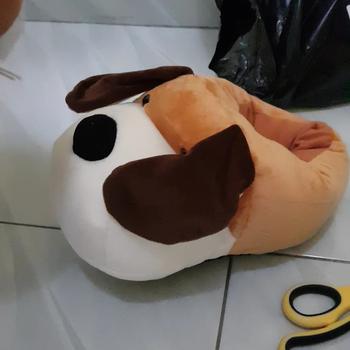 Product Review of SANDAL SEPATU KAMAR/INDOOR KARAKTER BONEKA SAPI COW HIPPO BULU HALUS from Tokopedia customer review 0