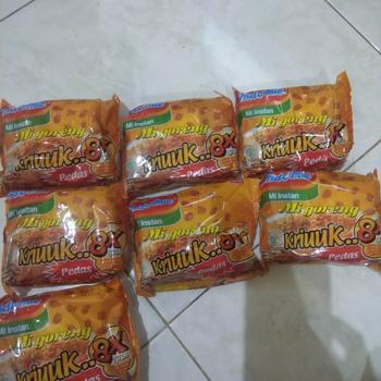 Product Review of INDOMIE GORENG KRIUK PEDAS MIE INSTAN KRIUUK MI KRIUKK from Tokopedia customer review 0