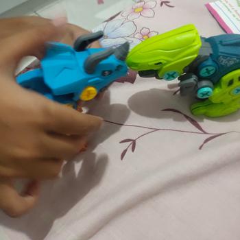Product Review of TAIYO Mainan Anak DIY Dino Dinosaurus Rakit Edukasi Obeng Puzzle Dinosaur from Tokopedia customer review 0