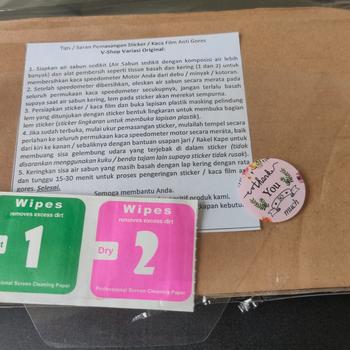 Product Review of Sticker Stiker Anti Gores Speedometer New Yamaha Aerox Connect NVX 155 from Tokopedia customer review 3