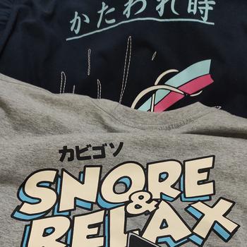 Product Review of Baju Kaos Anime Pokemon - Kuruu Snore and Relax Tee from Tokopedia customer review 0