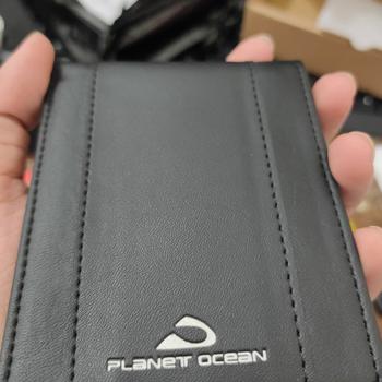 Product Review of Dompet Lipat Pria Planet Ocean Hitam Original - PO02 from Tokopedia customer review 2