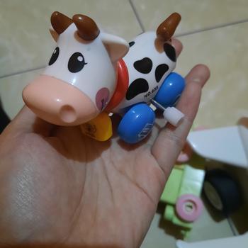 Product Review of IQANGEL Cow Toys / Mainan Edukatif Bayi / Mainan Motorik Anak / Mainan Bentuk Sapi / Mainan Karakter Hewan / Mainan Hewan Lucu / Mainan Edukasi Anak / Mainan Putar from Tokopedia customer review 0