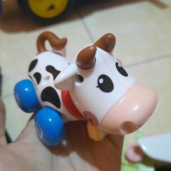 Product Review of IQANGEL Cow Toys / Mainan Edukatif Bayi / Mainan Motorik Anak / Mainan Bentuk Sapi / Mainan Karakter Hewan / Mainan Hewan Lucu / Mainan Edukasi Anak / Mainan Putar from Tokopedia customer review 1