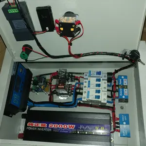 paket box panel PLTS 2000w PSW ATS solar panel surya pure sine wave