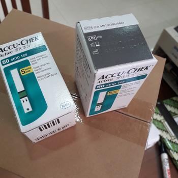 Product Review of Strip Accuchek Active isi 50 pcs / Accu-chek Active from Tokopedia customer review 0