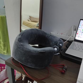 Product Review of TOMOMI - NECK PILLOW ESSE MEMORY FOAM ASSORTED from Tokopedia customer review 0
