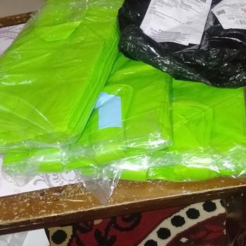 Product Review of Tas Spunbond Handle uk 25x35x8 / Goodie Bag / Tas Kain Polos from Tokopedia customer review 0