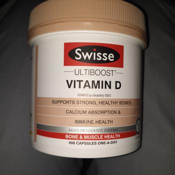 Product Review of Swisse Ultiboost Vitamin D isi 400 Capsules from Tokopedia customer review 0