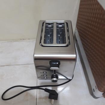 Product Review of Toaster Denpoo Pemanggang Roti Elektrik DT 025SD from Tokopedia customer review 0