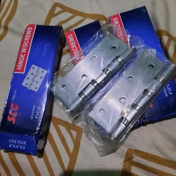 Product Review of Engsel Tebal SOLIGEN 4" Stainless ENGSEL JENDELA PINTU 4 INCH from Tokopedia customer review 1