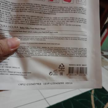 Product Review of Holika Holika Baby Silky Foot Mask Sheet | Masker Kaki from Tokopedia customer review 0