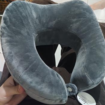 Product Review of TOMOMI - NECK PILLOW ESSE MEMORY FOAM ASSORTED from Tokopedia customer review 0