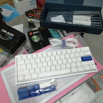 Product Review of Ducky One 2 Mini RGB LED 60% Pure White Mechanical Gaming Keyboard from Tokopedia customer review 0