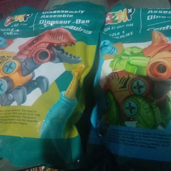 Product Review of TAIYO Mainan Anak DIY Dino Dinosaurus Rakit Edukasi Obeng Puzzle Dinosaur from Tokopedia customer review 0