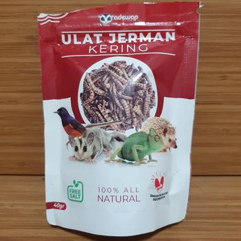 Product Review of Paket hemat 3, Nutrisi Praktis Jangkrik Ulat Jerman & Hongkong Kering from Tokopedia customer review 0