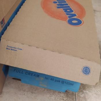 Product Review of Susu Ovaltine UHT Choco Malt 125 ml (1dus isi 40pcs) from Tokopedia customer review 0