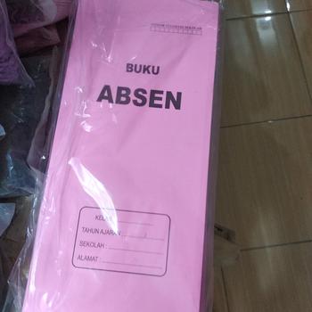 Product Review of Buku/Kertas Absen/Absensi Enter Besar 13,7x30 cm 14 Lembar from Tokopedia customer review 0