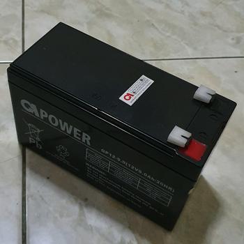 Product Review of Aki UPS Gpower 12V 9AH Baterai UPS Battery Aki Kering Batere UPS VRLA from Tokopedia customer review 0