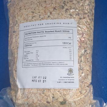 Product Review of Roasted Muesli Fruit & Seed 1KG - by Granola Addict from Tokopedia customer review 0