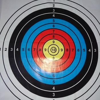 Product Review of Face Target / Print Target Panahan 50 x 50 cm / Archery from Tokopedia customer review 0
