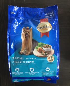 Product Review of SmartHeart Makanan Anjing Kering Dry Dog Food Small Breed Chicken & Liver Flavor 1.3 Kg from Tokopedia customer review 0