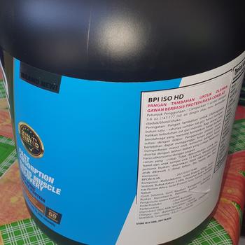 Product Review of BPI Sports ISO HD 5 Lbs Whey Protein Isolate BPOM from Tokopedia customer review 2
