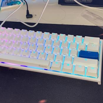 Product Review of Ducky One 2 Mini RGB LED 60% Pure White Mechanical Gaming Keyboard from Tokopedia customer review 0