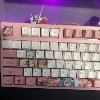 Product Review of space keycaps Anime from Tokopedia customer review 0