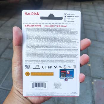 Product Review of Micro SD 128GB Sandisk Ultra A1 UHS-I up to 120Mb/s - Garansi Resmi from Tokopedia customer review 0