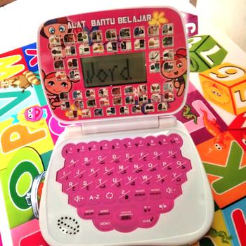 Product Review of Mainan Edukasi Anak Laptop Karakter Mini 4 bahasa Fitur layar Toys Alat Perempuan from Tokopedia customer review 1