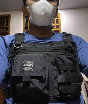Product Review of Tas Rompi Dada Pria Chest Bag Rig Original Premium Multifungsi from Tokopedia customer review 0