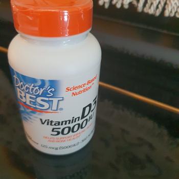 Product Review of Doctor's Best vitamin D3 immune n bone 125 mcg 5000 IU 180 360 softgel from Tokopedia customer review 1