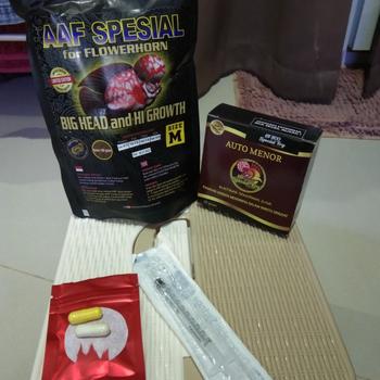 Product Review of Pelet Pakan Ikan hias louhan lohan BF 800 auto menor from Tokopedia customer review 0