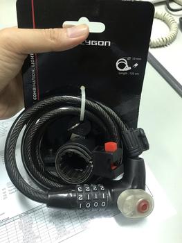 Product Review of Kunci Sepeda Polygon With Key Number & Light from Tokopedia customer review 0